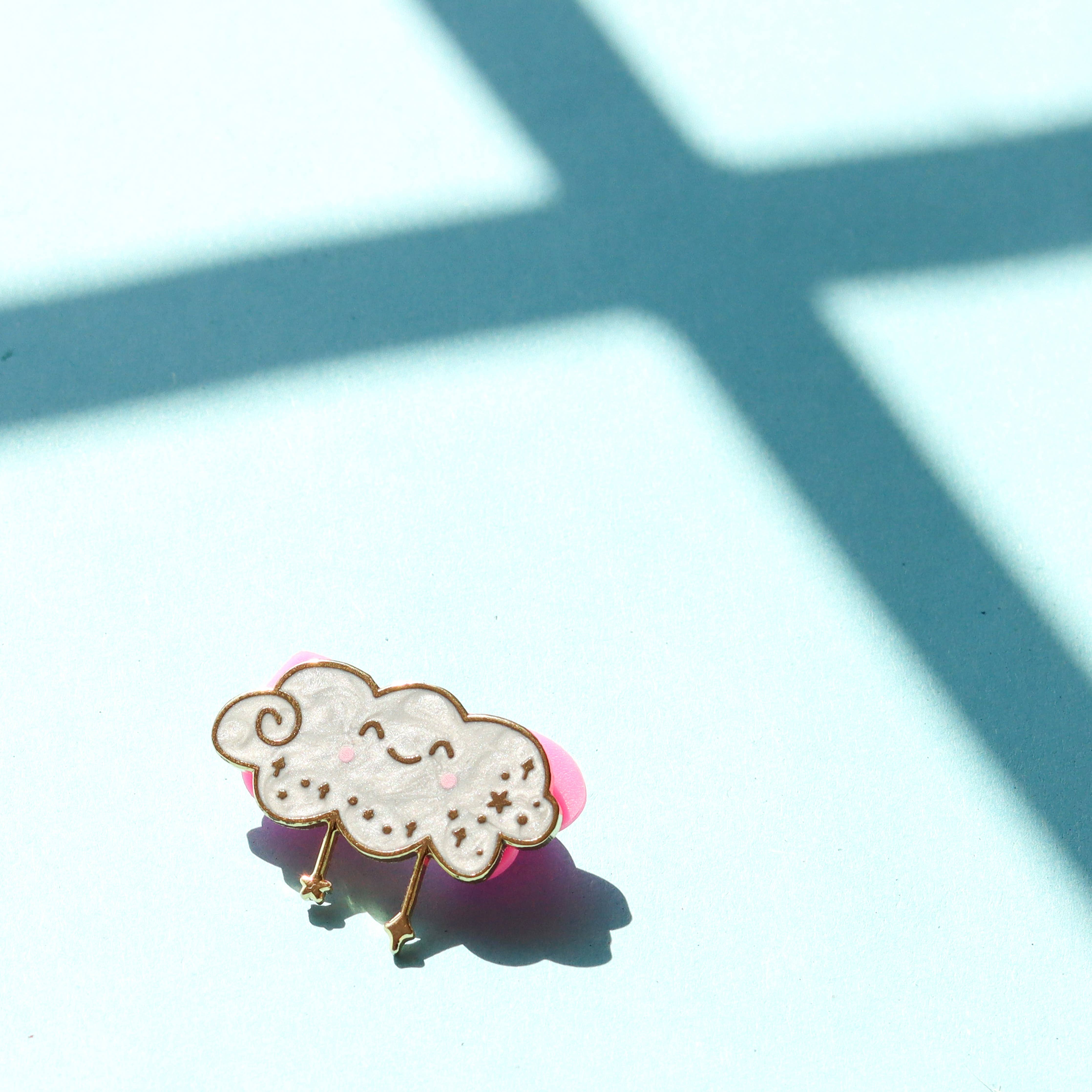 Kawaii Cloud Enamel Pin