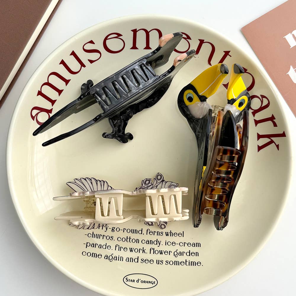 Crow Hair Clip