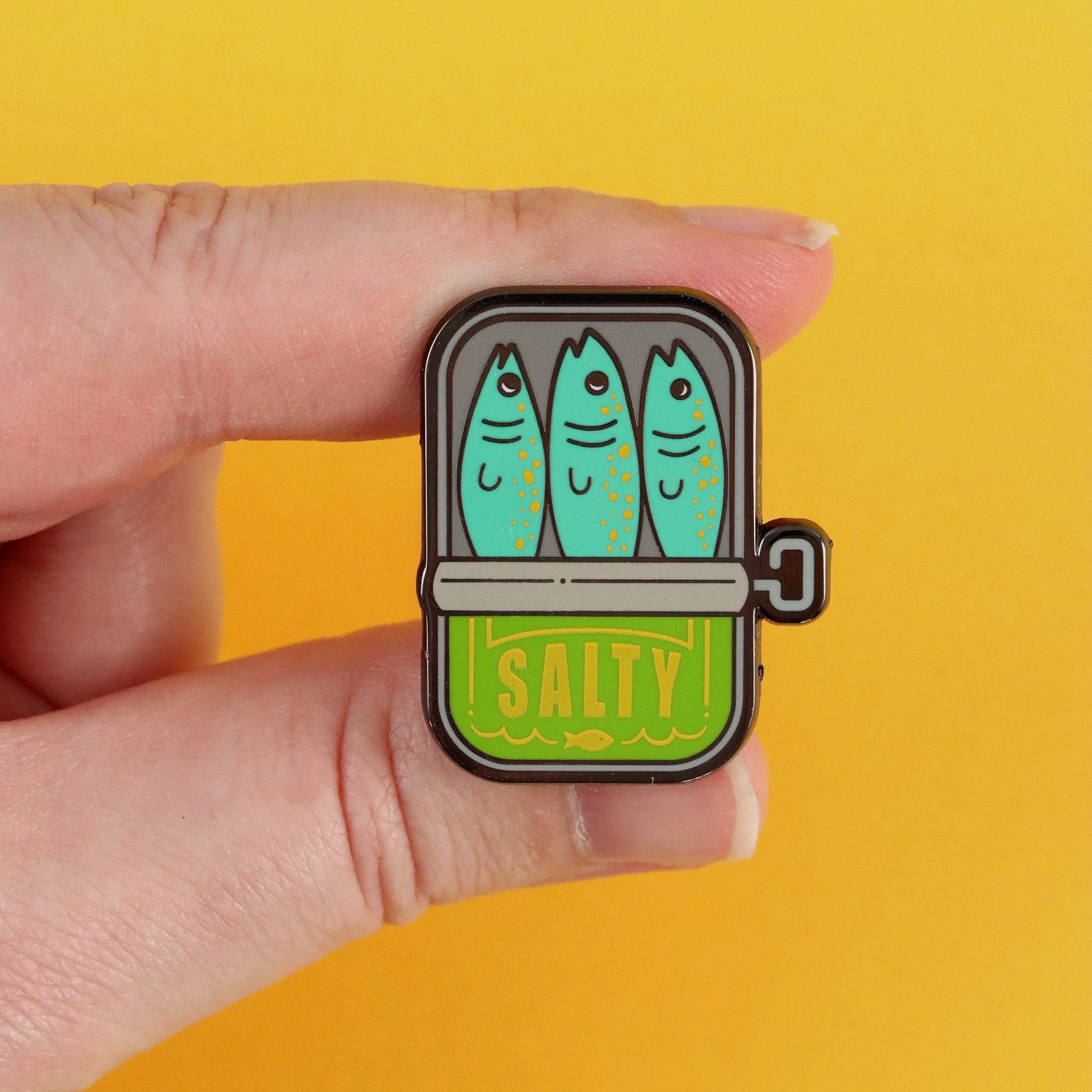 Salty Sardines Hard Enamel Pin
