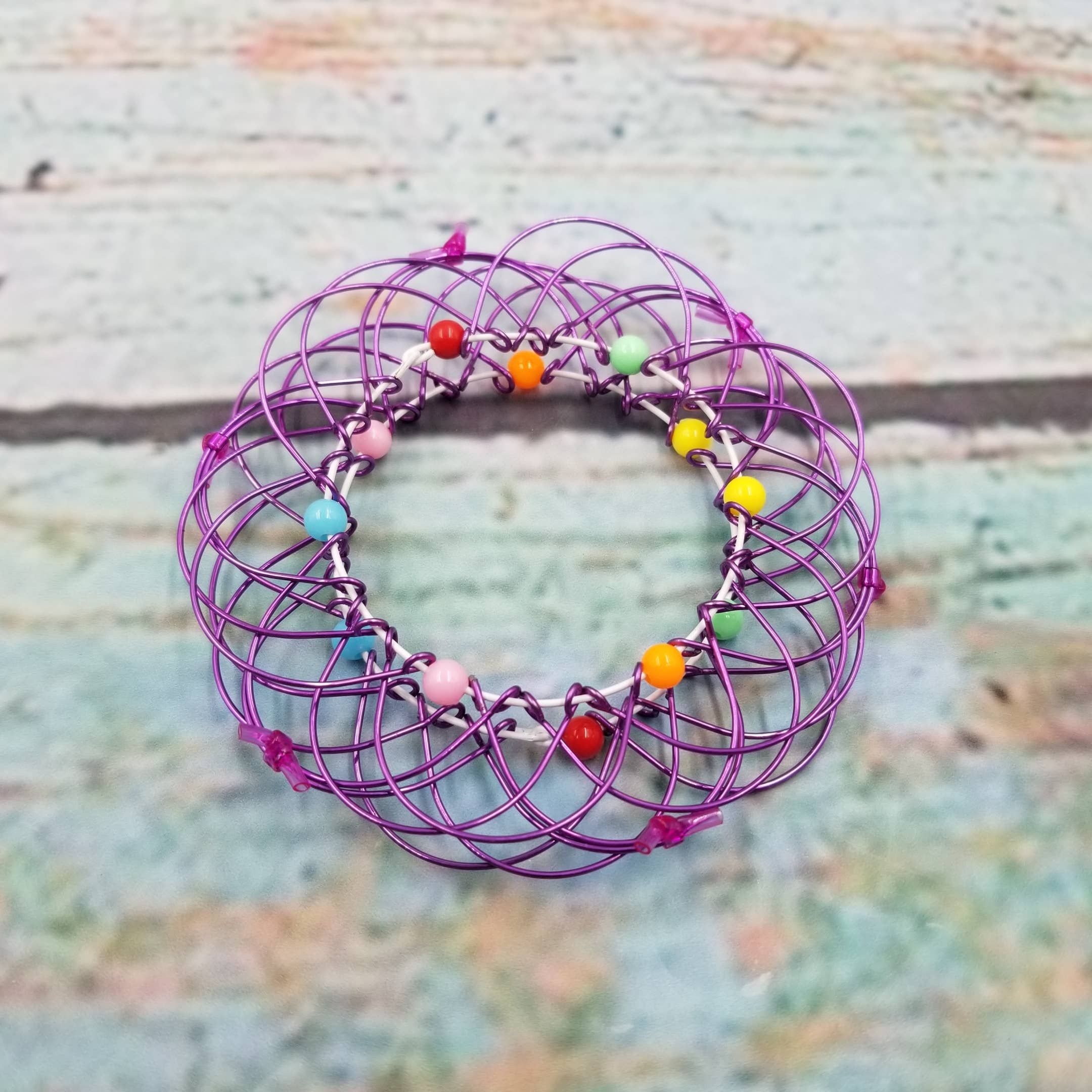 Fidget Toy Decompression Flower Basket Anti-stress Toys: Silver