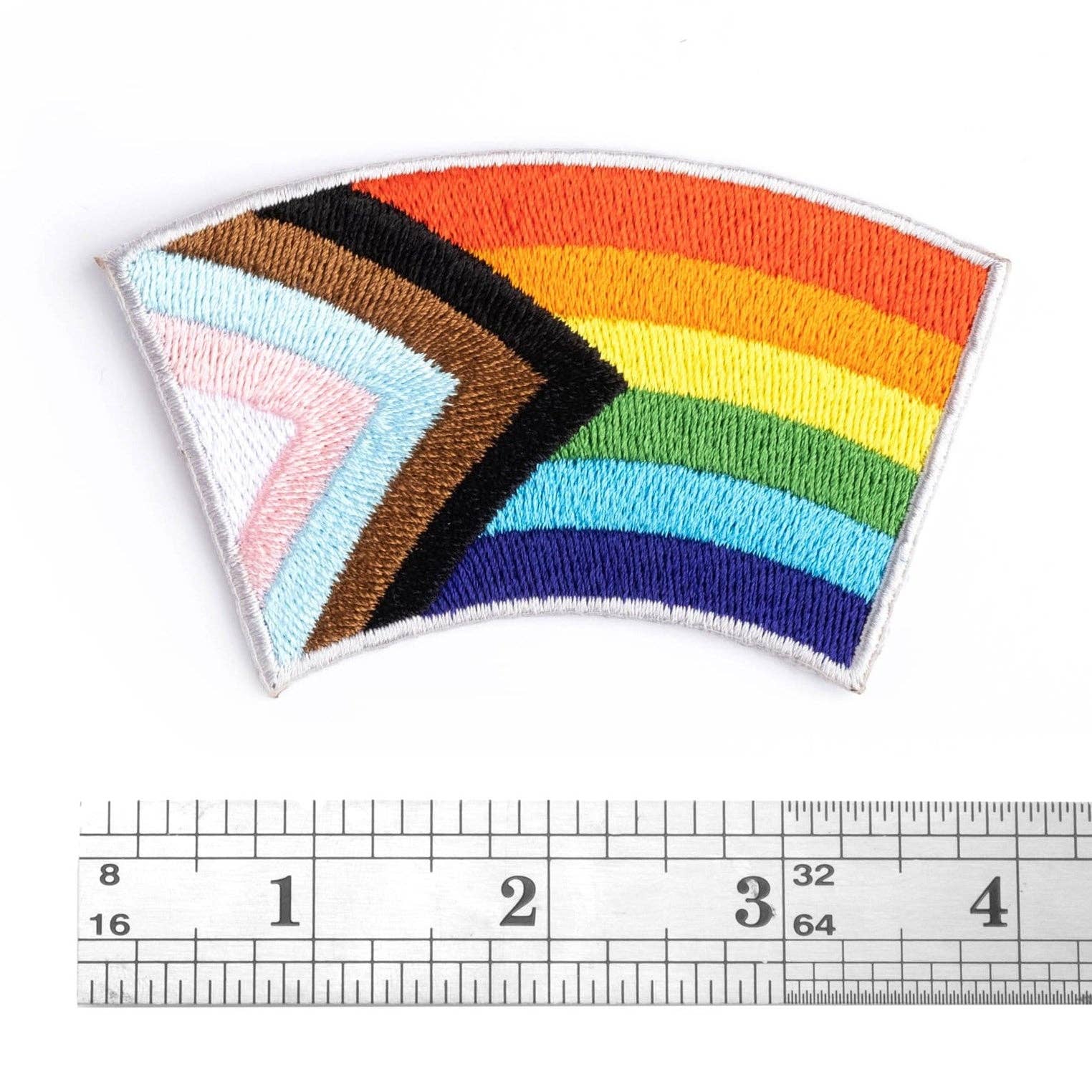 Progress Pride Flag Patch Iron-on