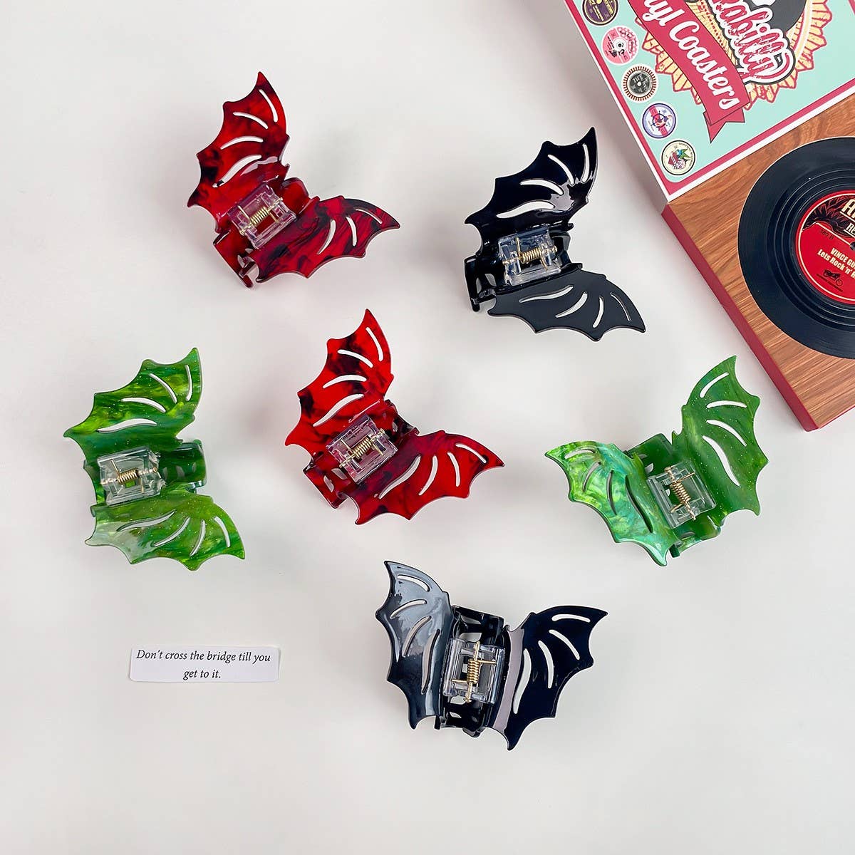 Black BAT WINGS GOTHIC HAIR CLAW