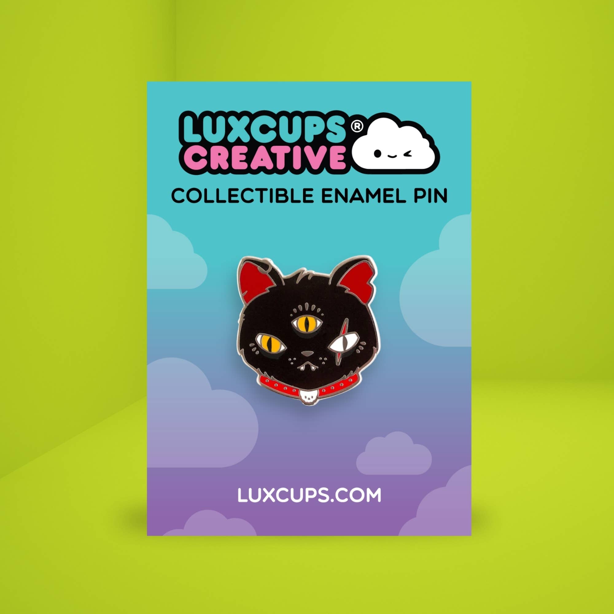 Gritty Kitty Hard Enamel Pin