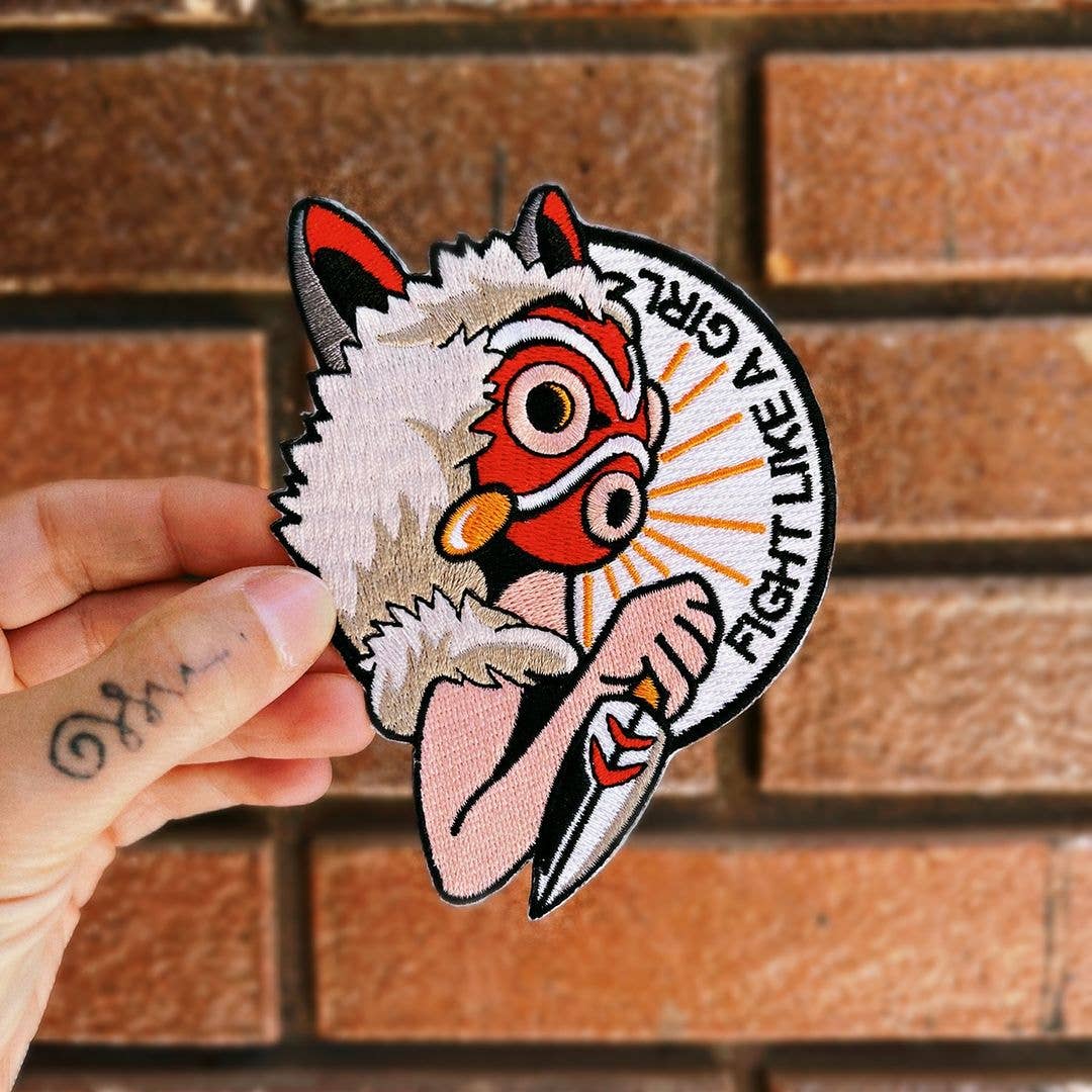 Mononoke Fight like a girl patch