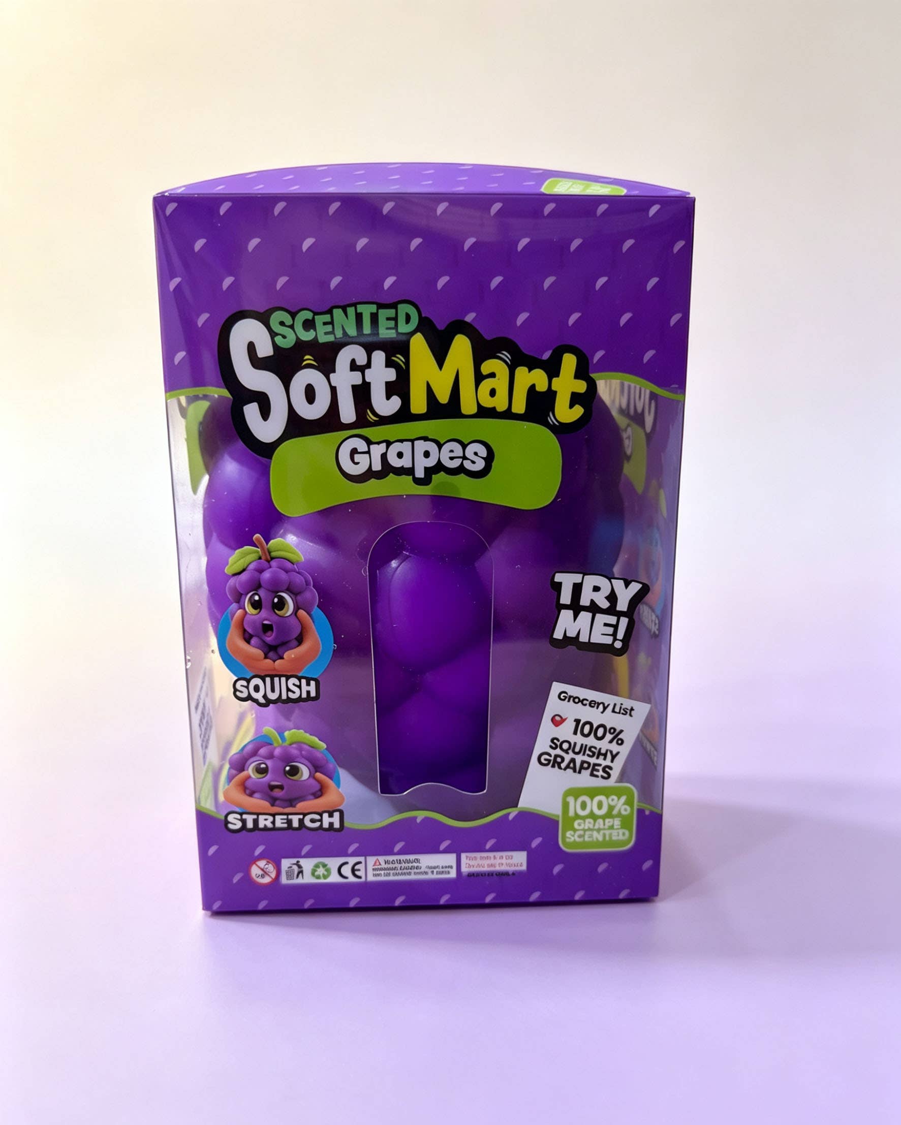 Jumbo Scented Grape Squishy Toy