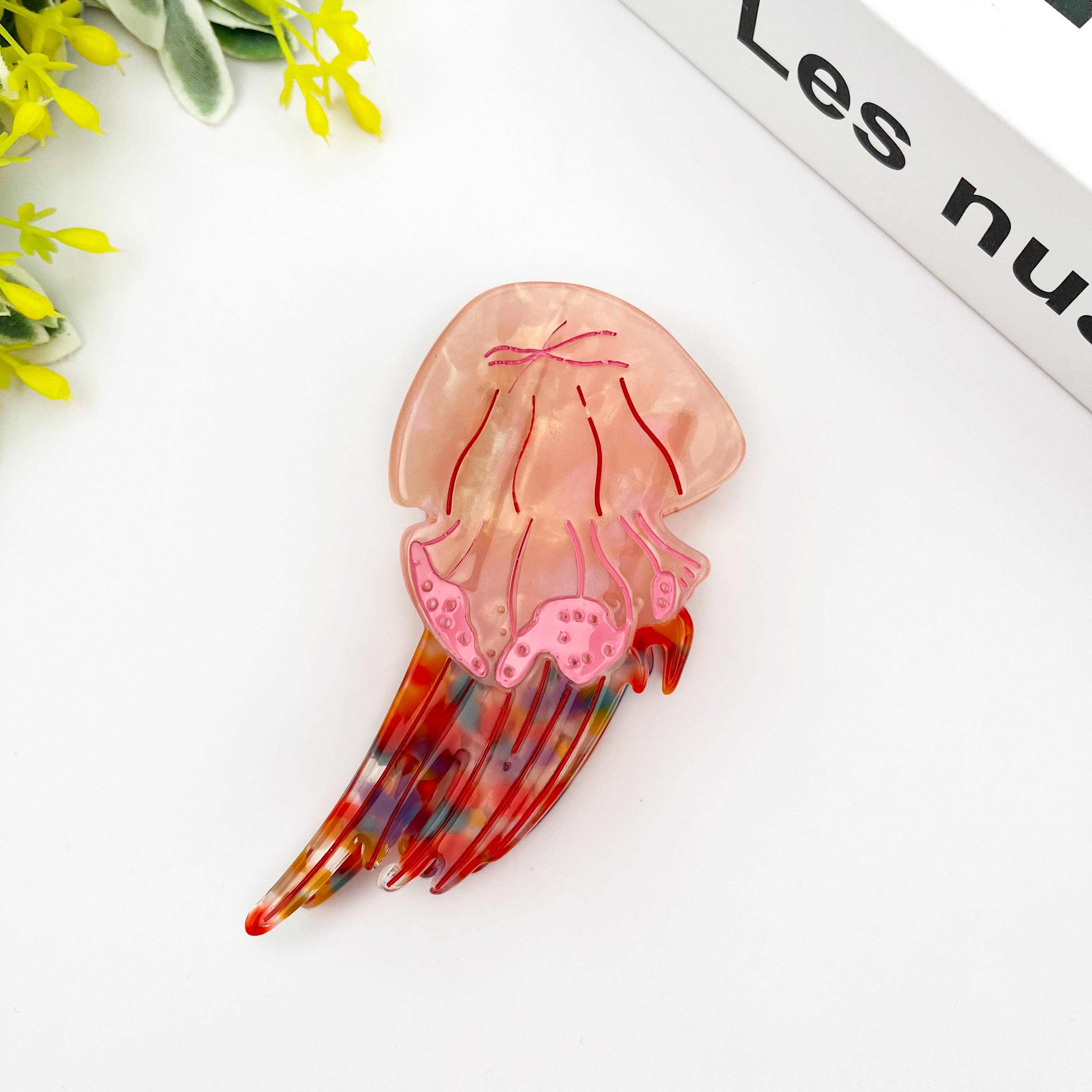 Marine Animal Hair Clip, Jellyfish Squid Claw Clip: Orca