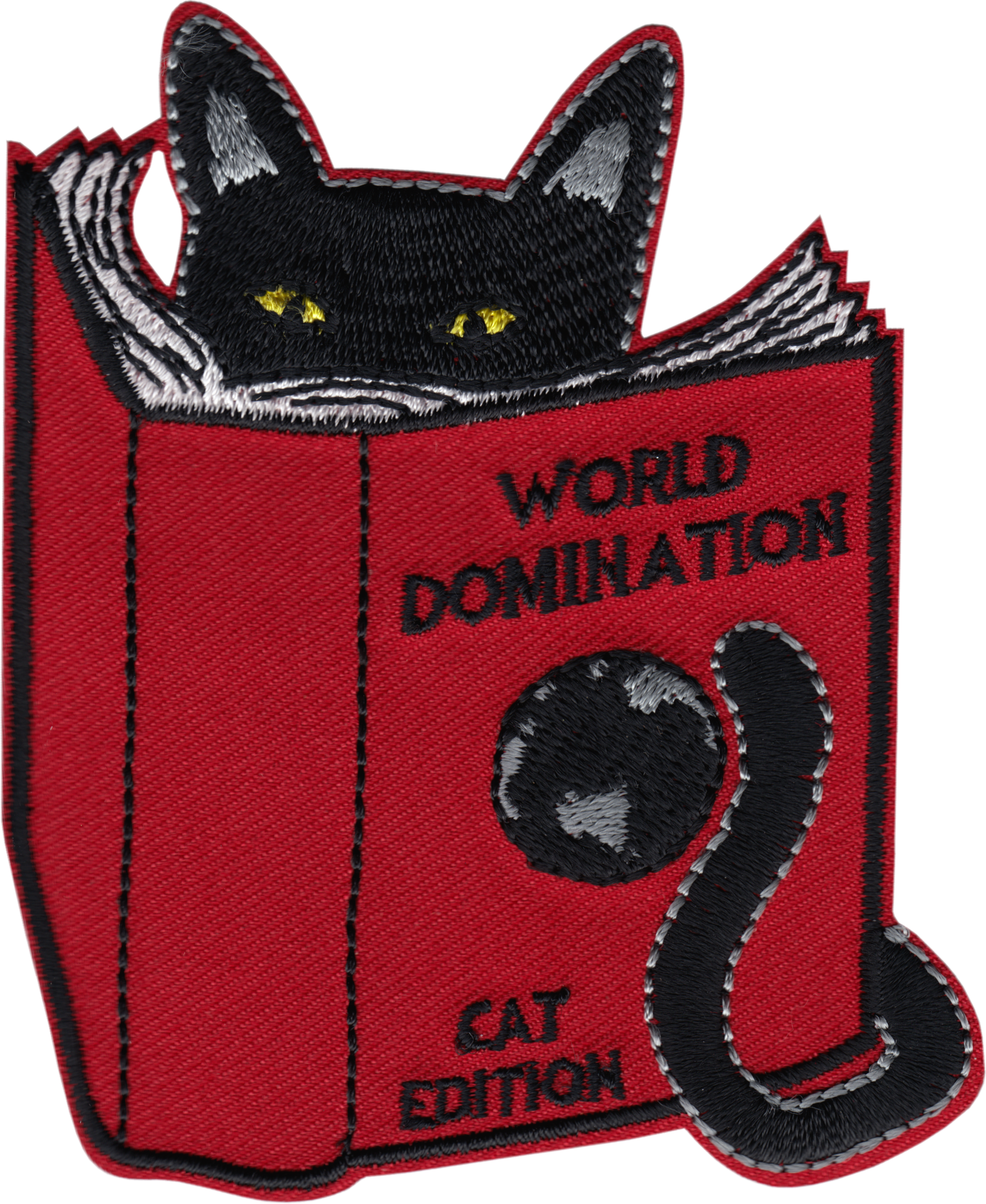 Patch - Black Cat Reading World Domination