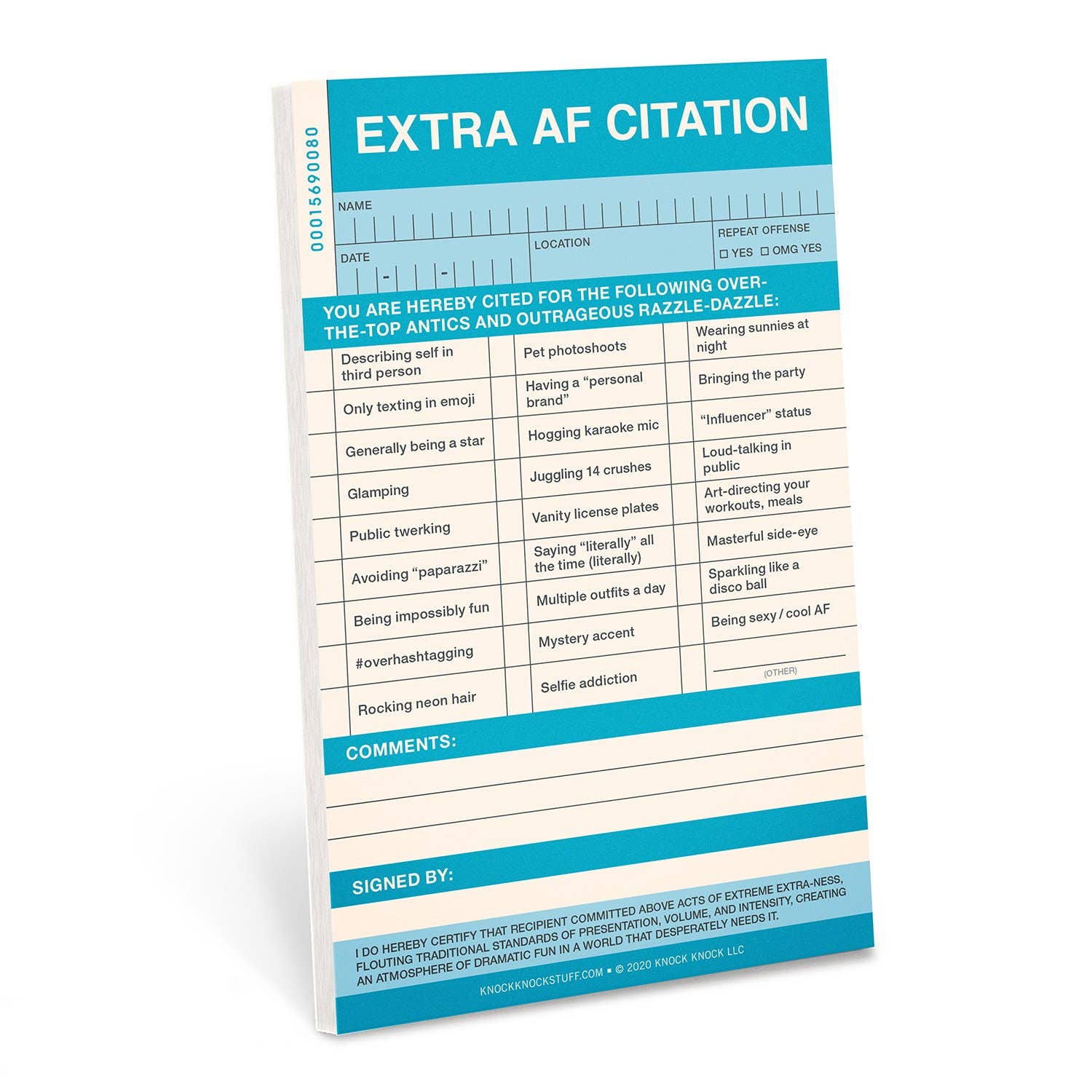 Extra AF Sticky Citation Pad