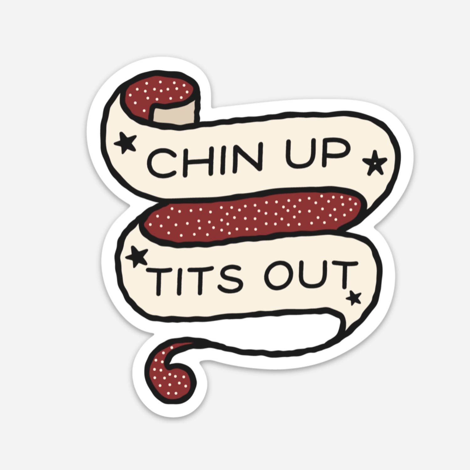 Chin Up Sticker