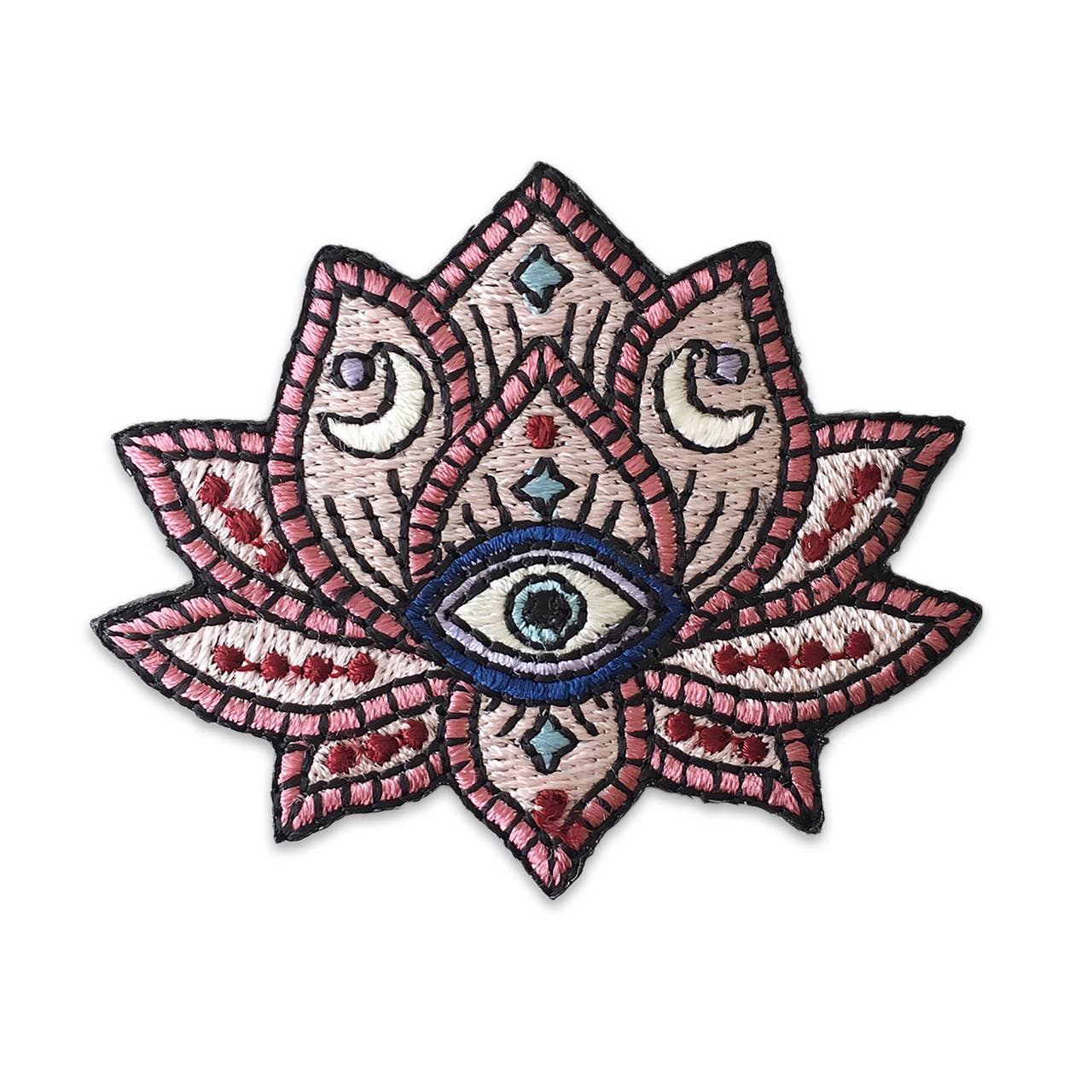 Mystical Lotus - Evil Eye Patch