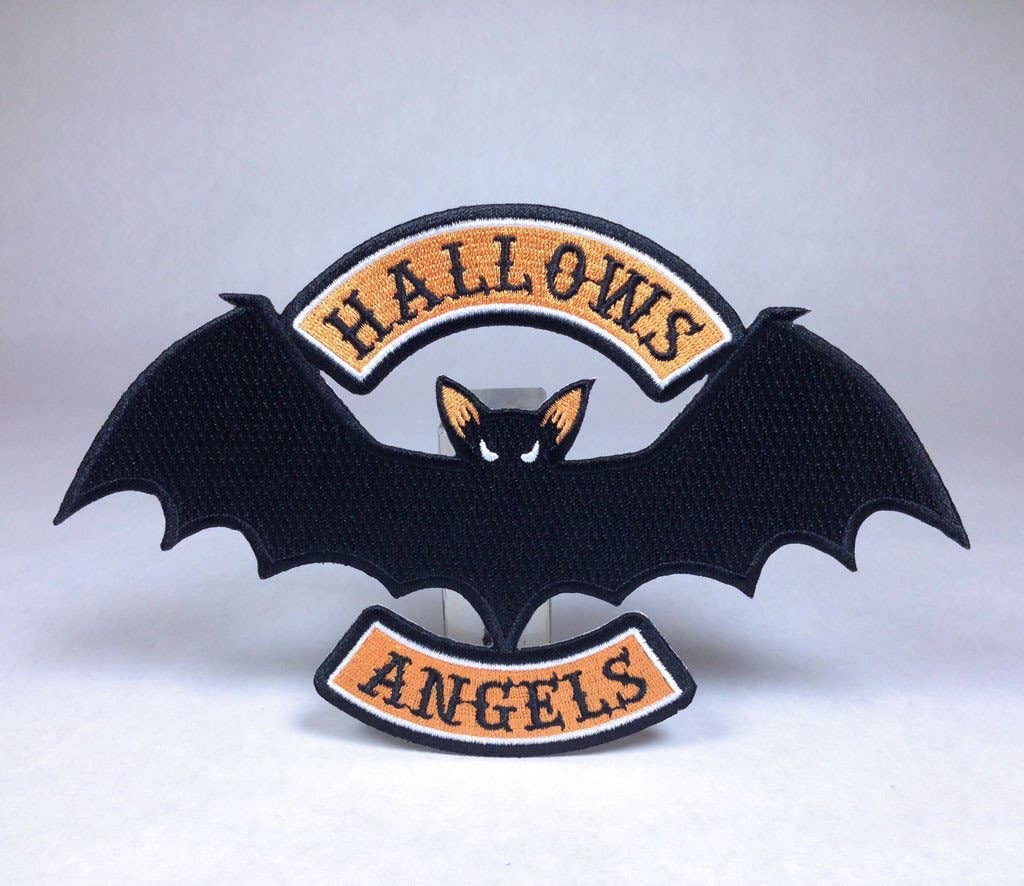 Hallows Angels Vampire Bat Halloween Biker Patch