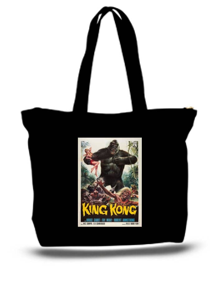 King Kong 1933 Large Tote Grocery & Stuff Bag