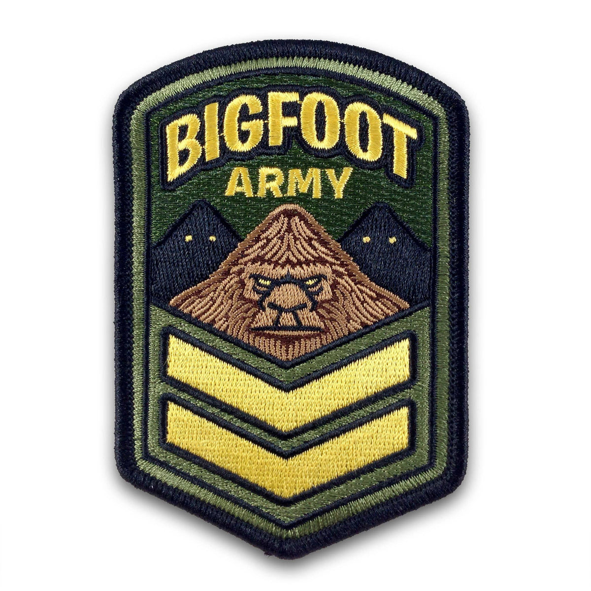 Bigfoot Army Embroidered Patch | Madam Clutterbucket's Neurodiverse ...