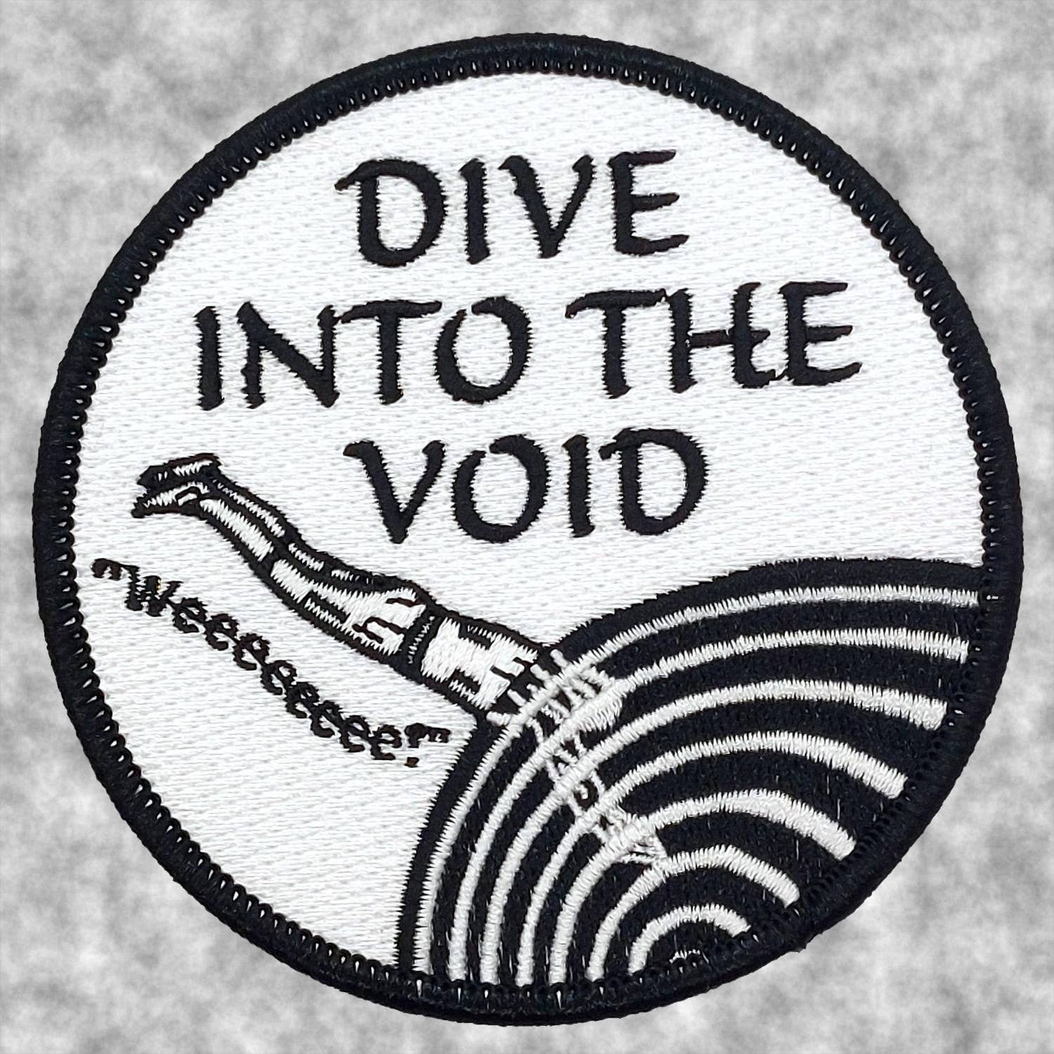 "Dive into the Void" Embroidered Patch