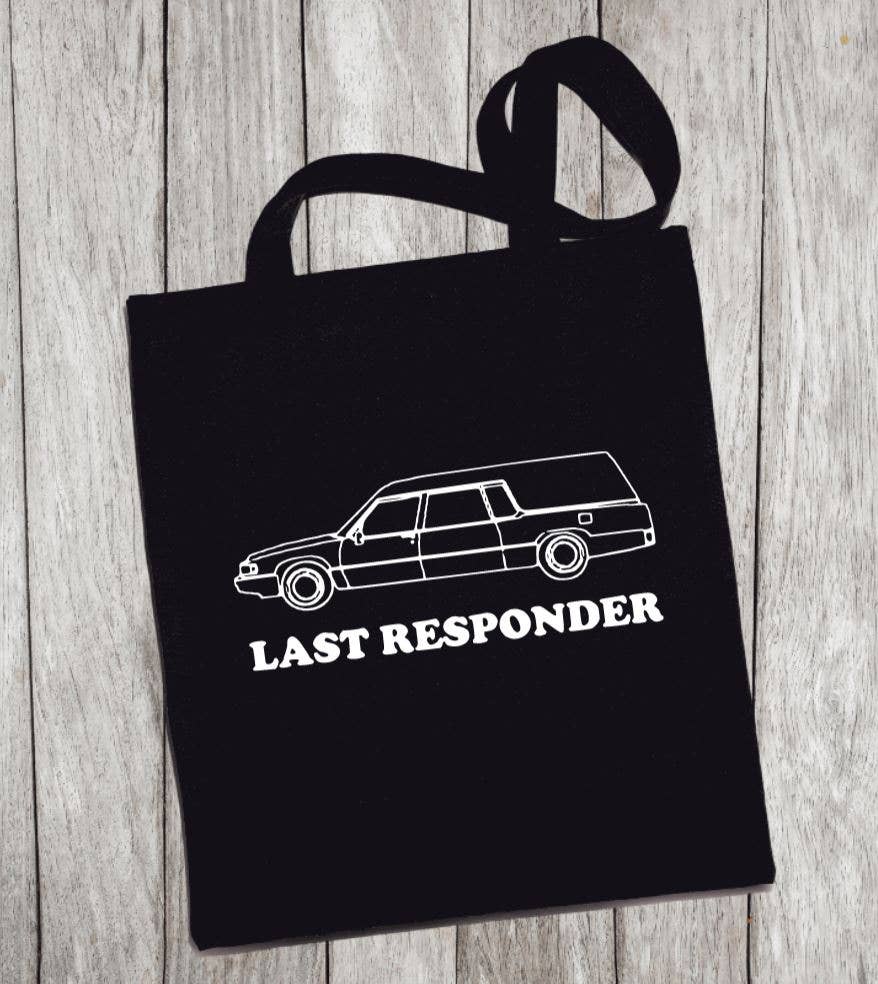 Reusable Grocery Bag/Tote Bag - "last responder"