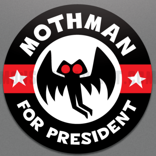 Mothman for President Sticker