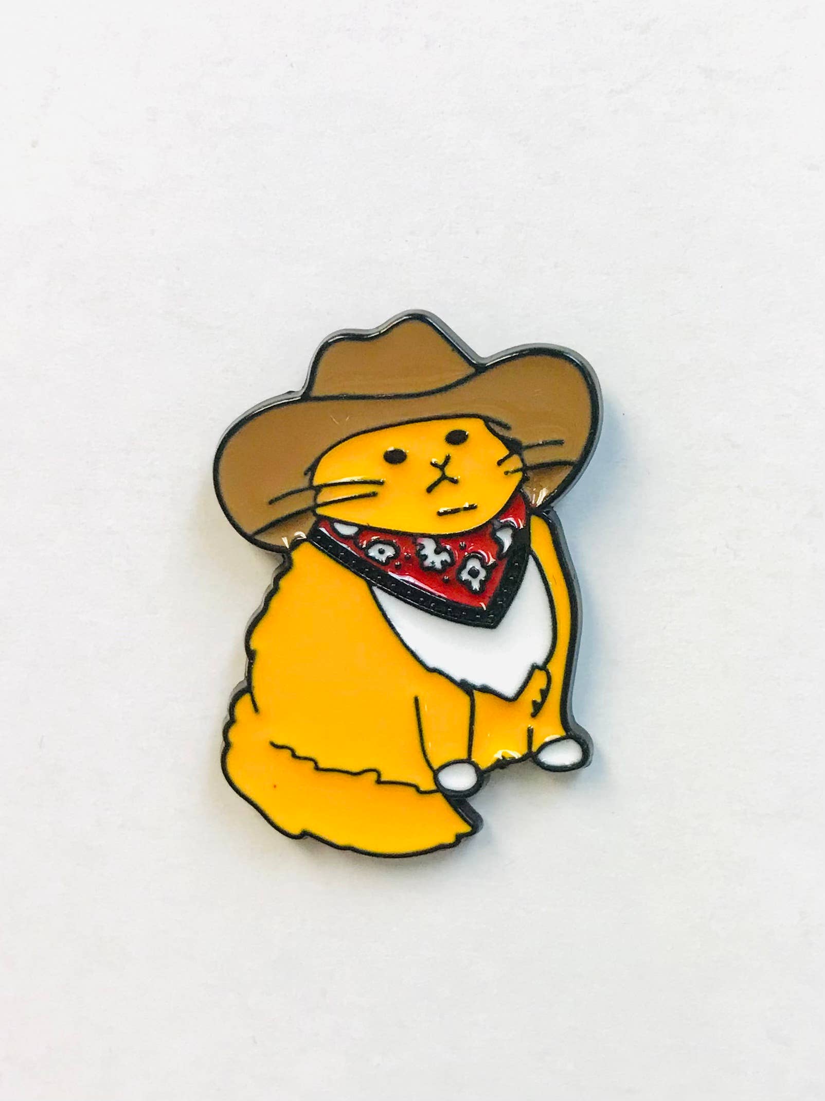 Cowboy Cat Lapel Pin