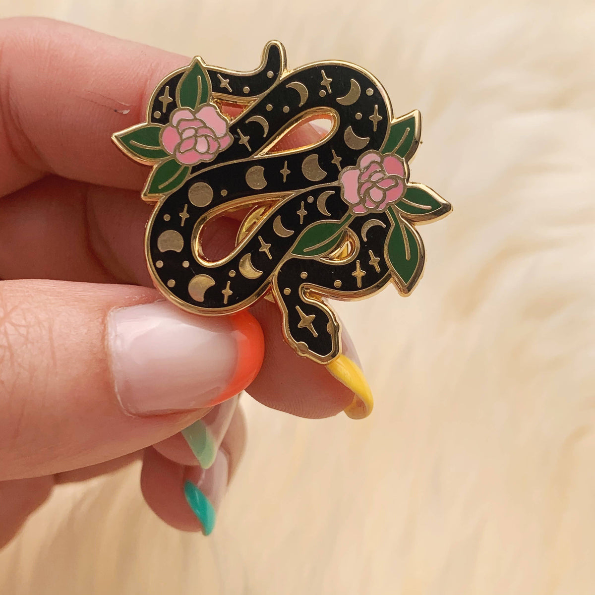 Serpent Enamel Pin | Madam Clutterbucket's Neurodiverse Universe