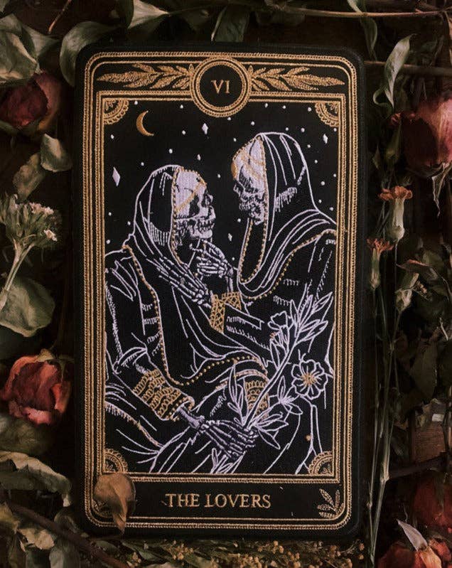 Large Embroidered Back Patch - "The Lovers"
