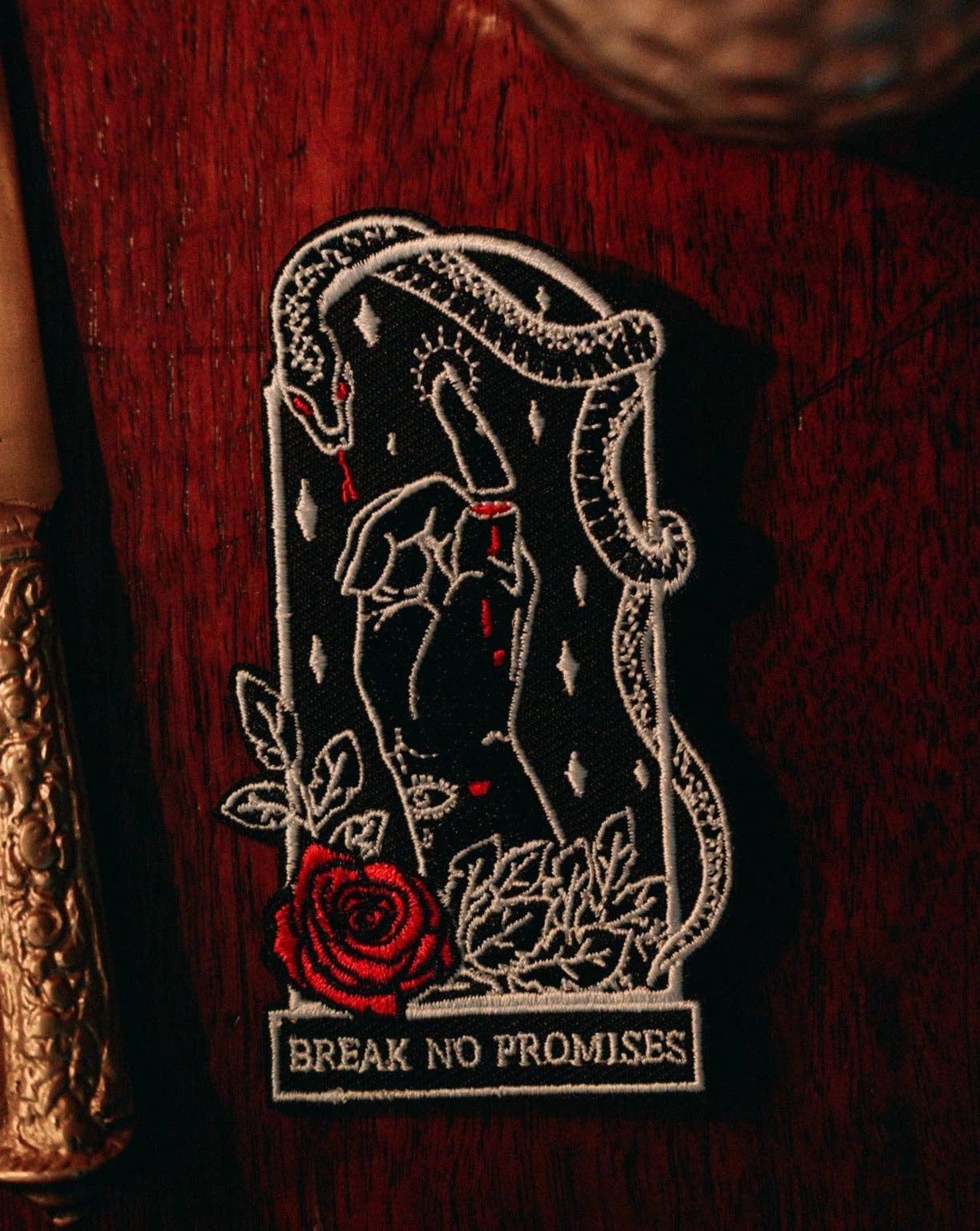 Embroidered Patch - "Break No Promises"