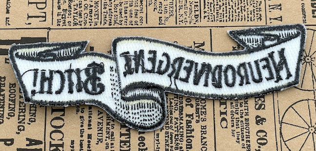 Neurodivergent, Bitch! Die Cut Iron- On Patch
