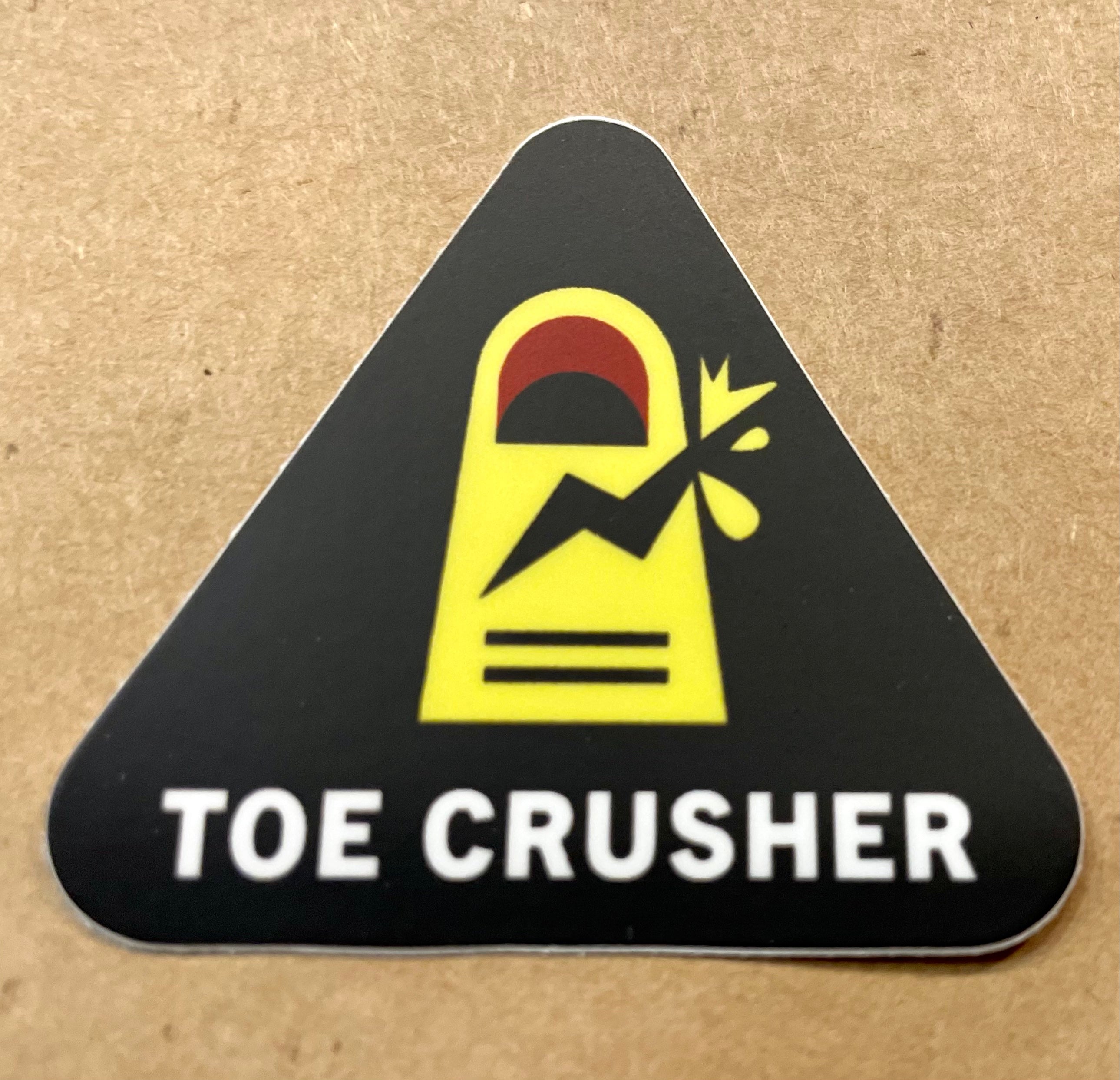 Toe Crusher Sticker