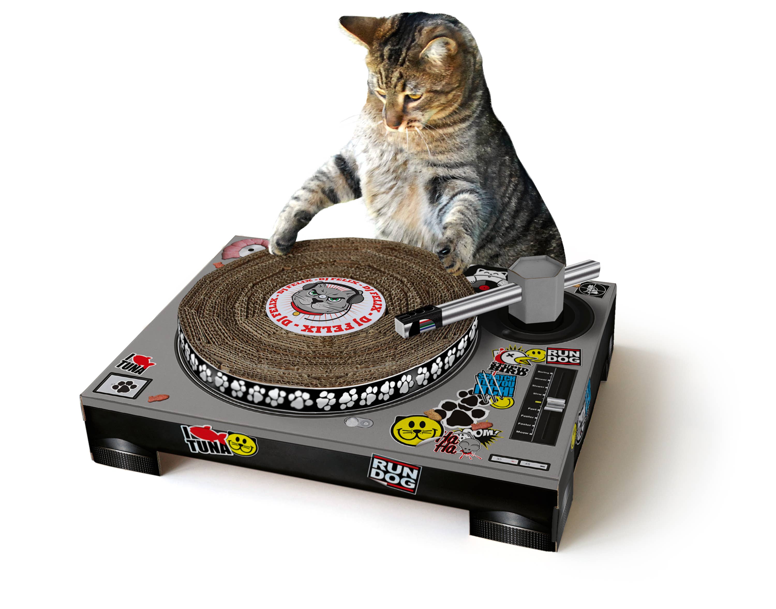 Cat Scratch DJ Decks - unleash your cat’s inner DJ