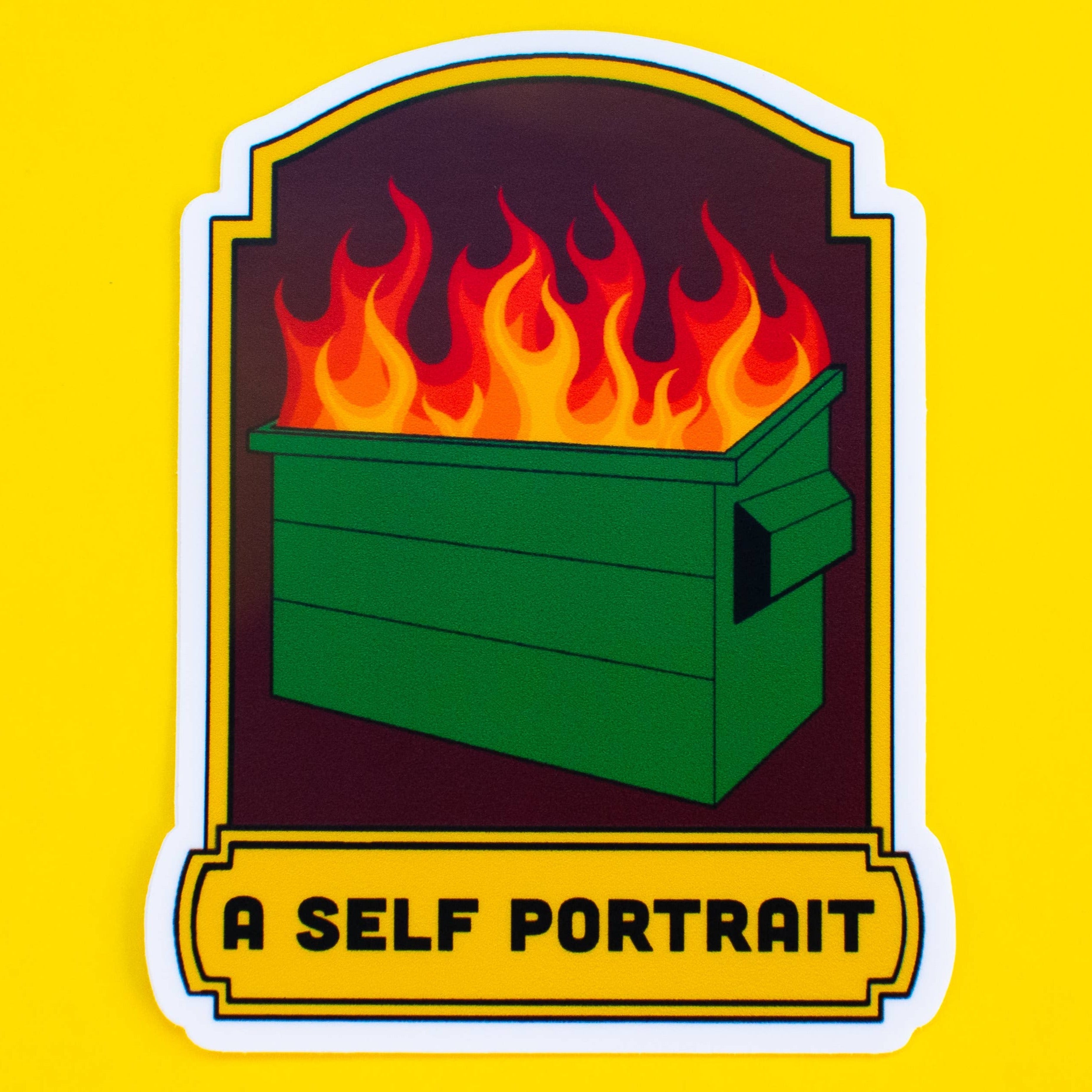 A Self Portrait Sticker