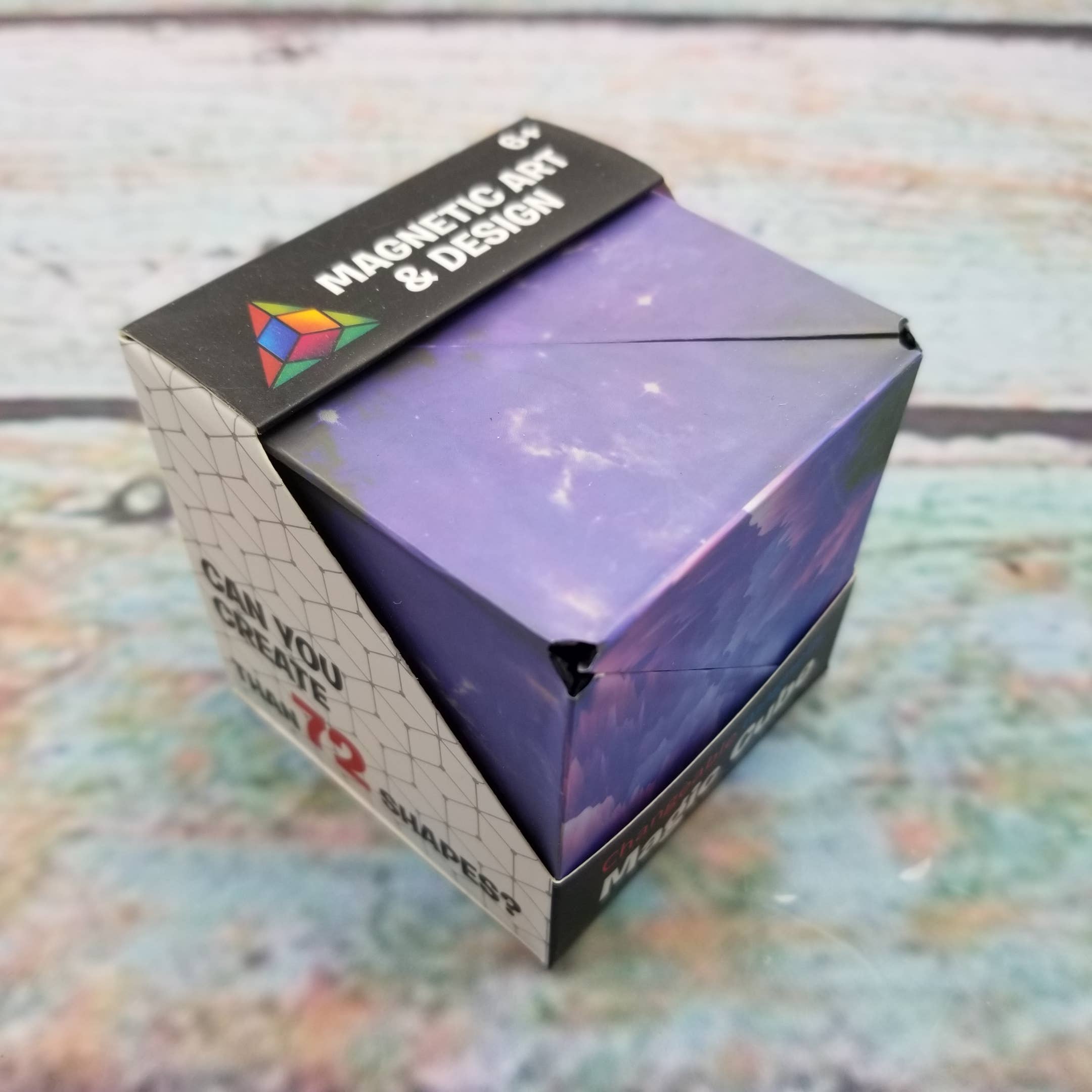 Infinity Magnetic Cube Sensory Fidget in Purple