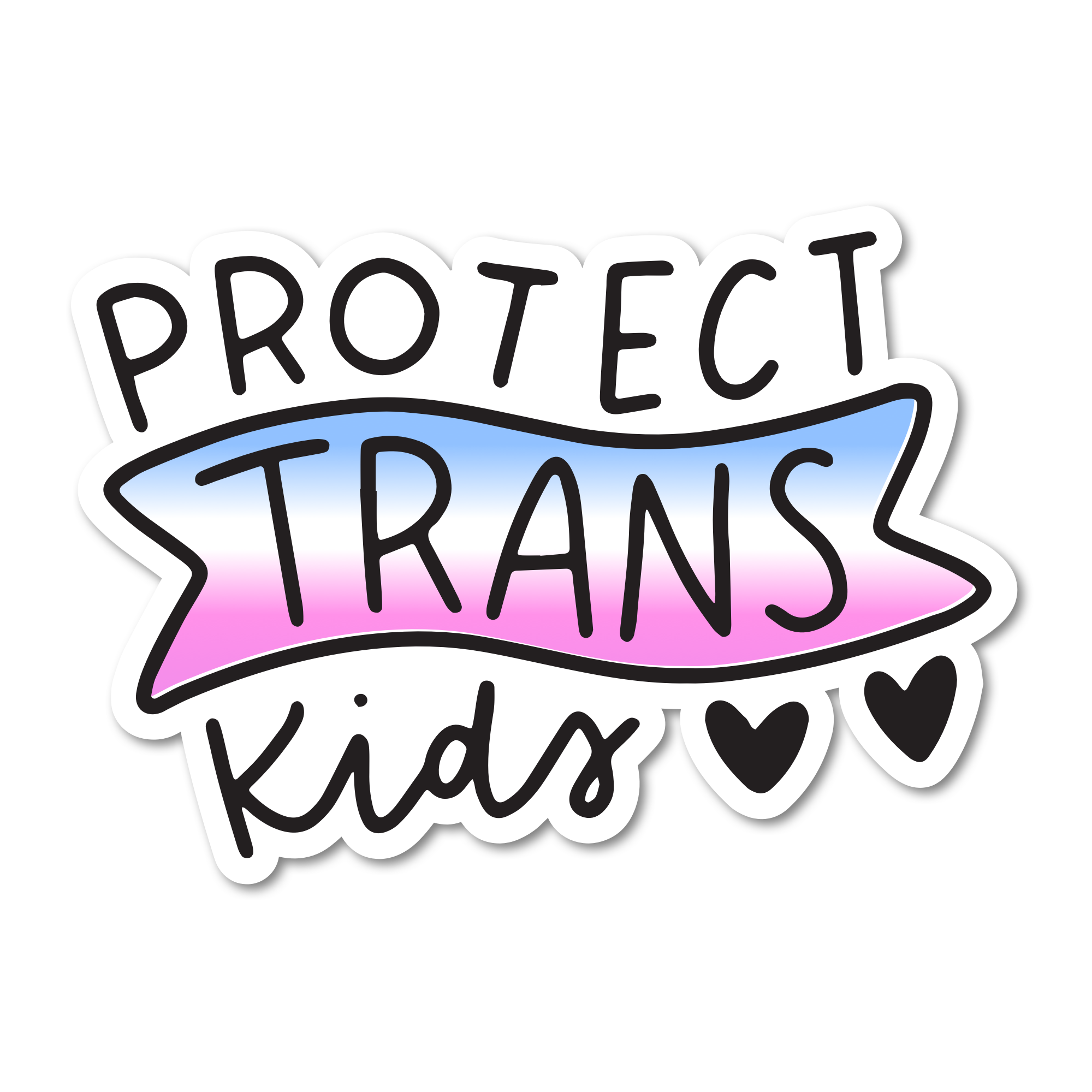 Protect Trans Kids LGBTQ Ally Sticker