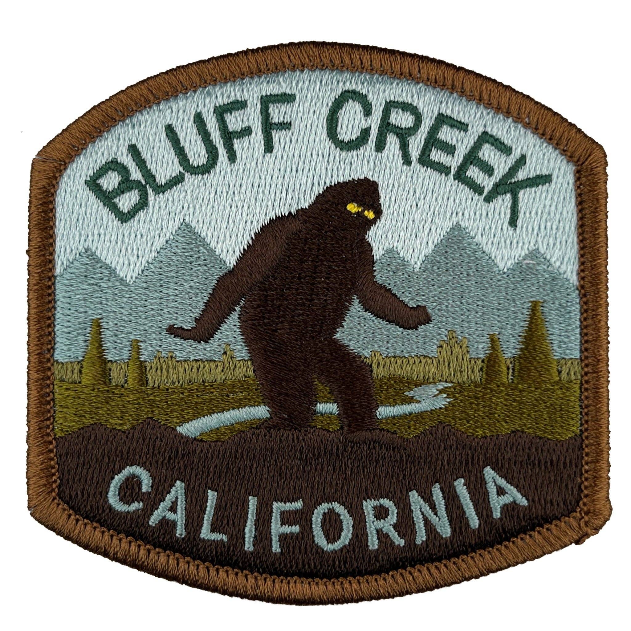 Bluff Creek, California Travel Patch: Iron-on