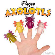 Axolotls Finger Puppet
